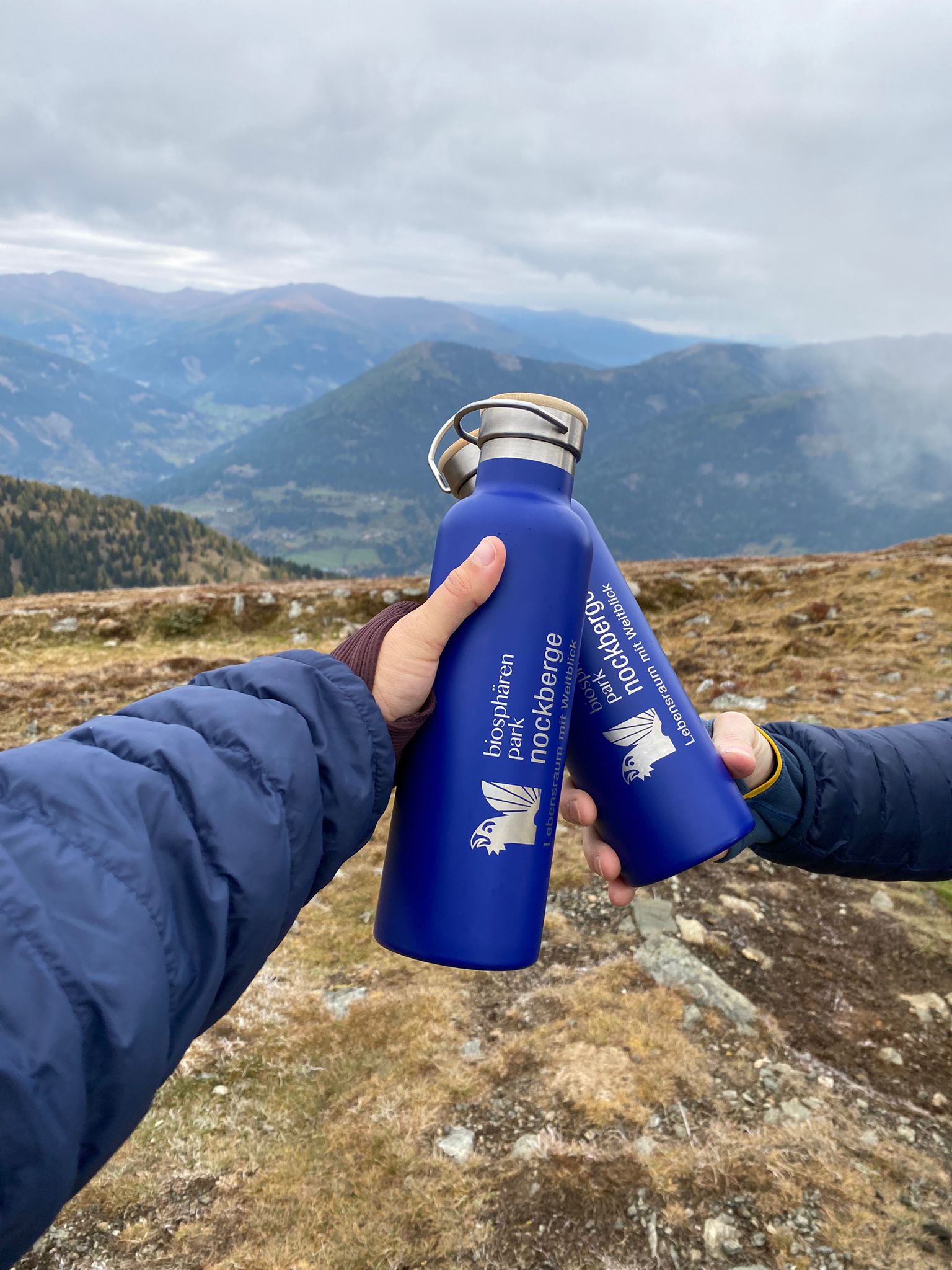 Biosphärenpark Nockberge Isolierte Trinkflasche 